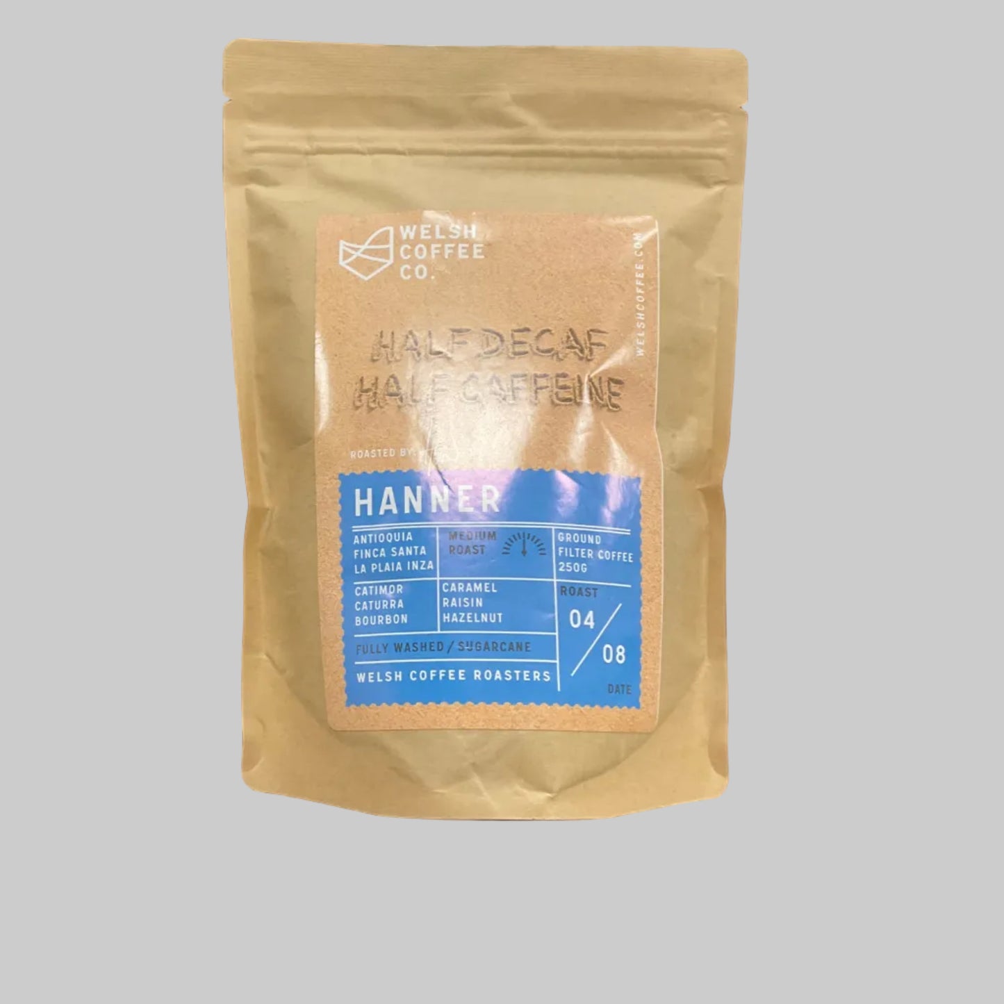 Hanner half decaf coffee
