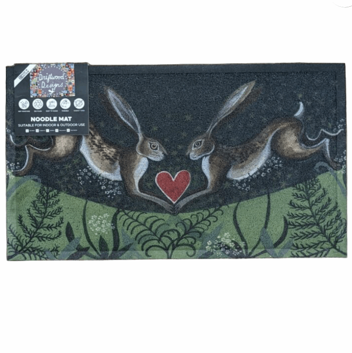 Hares door mat