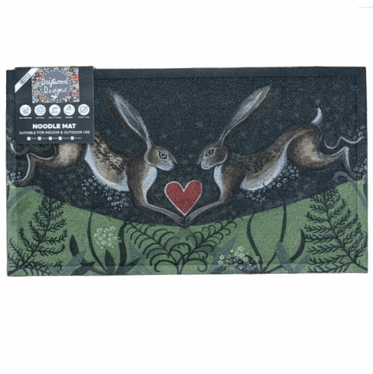 Hares door mat