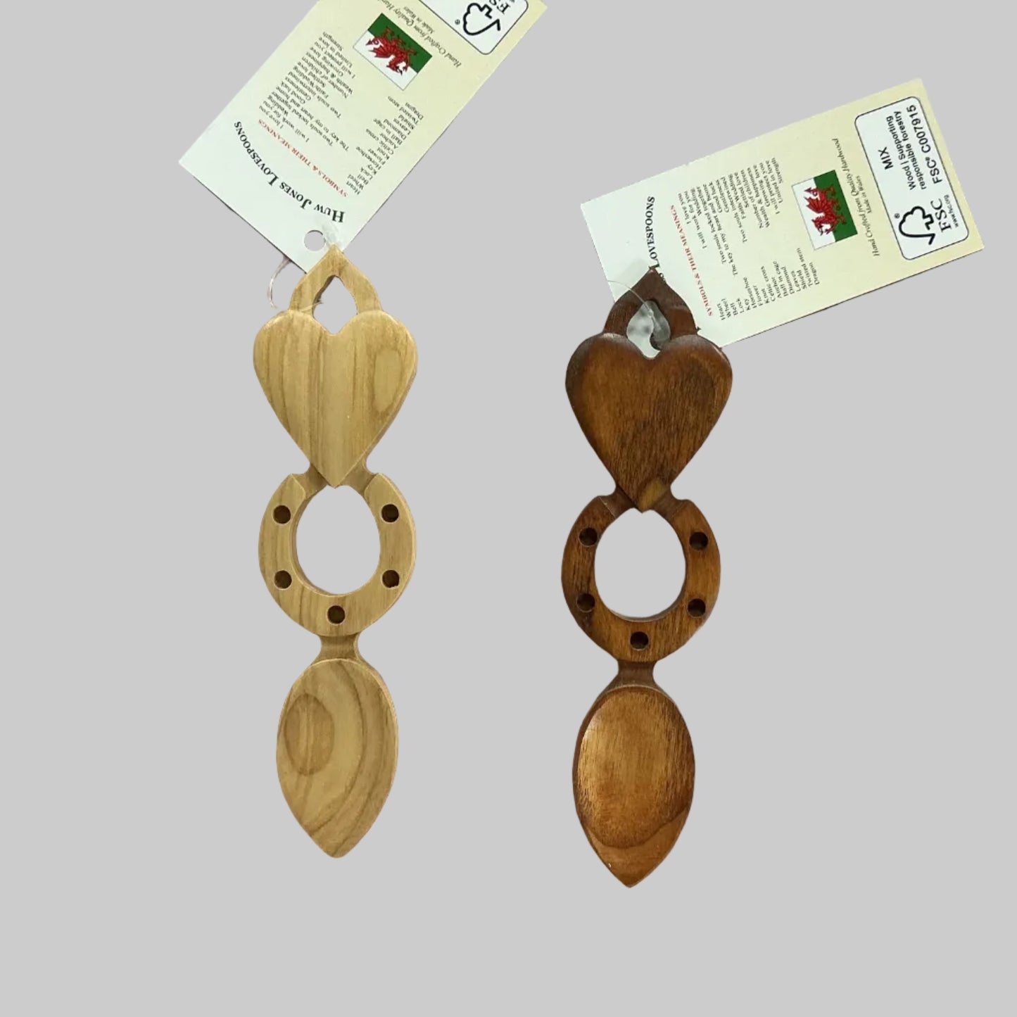 Heart and horseshoe lovespoon