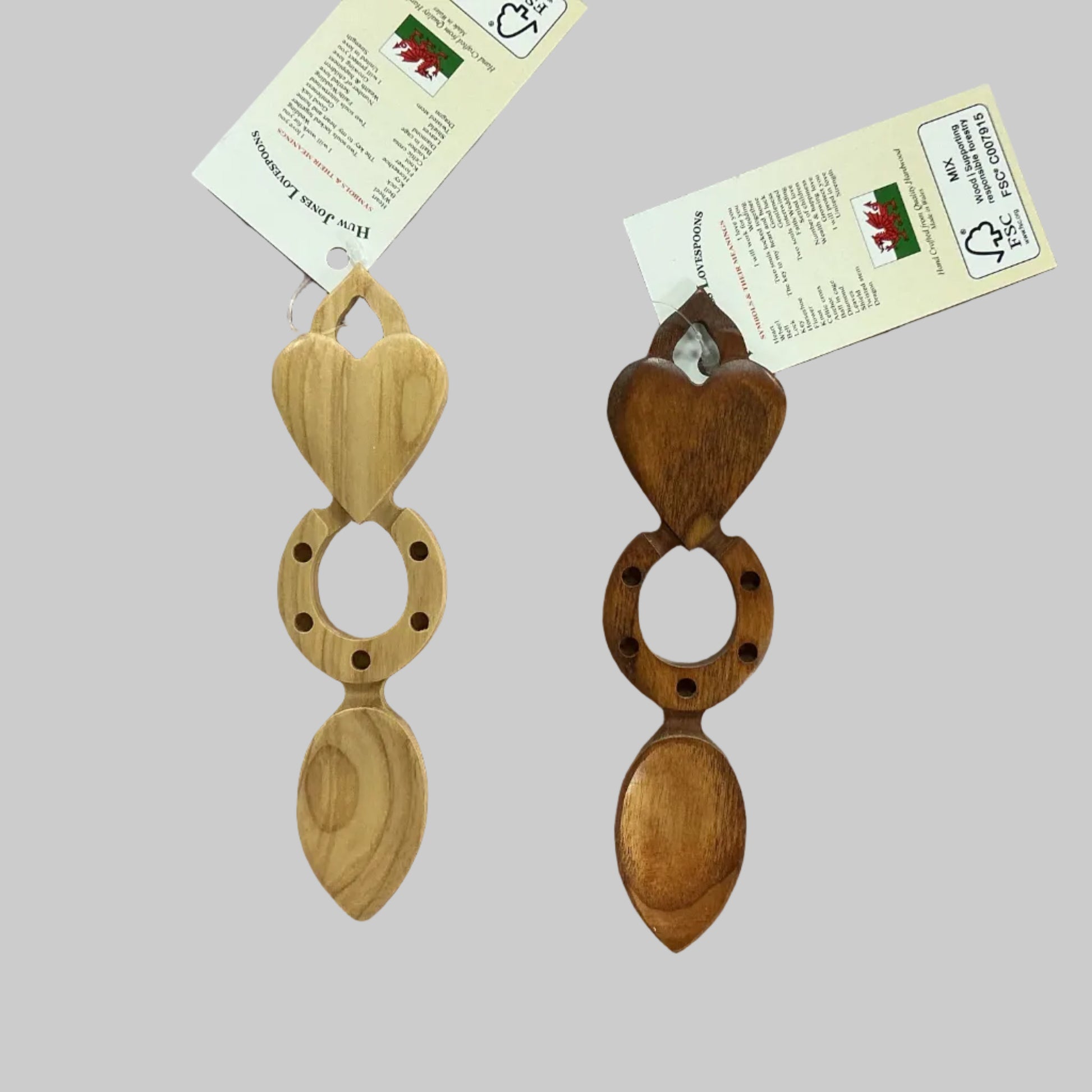 Heart and horseshoe lovespoon