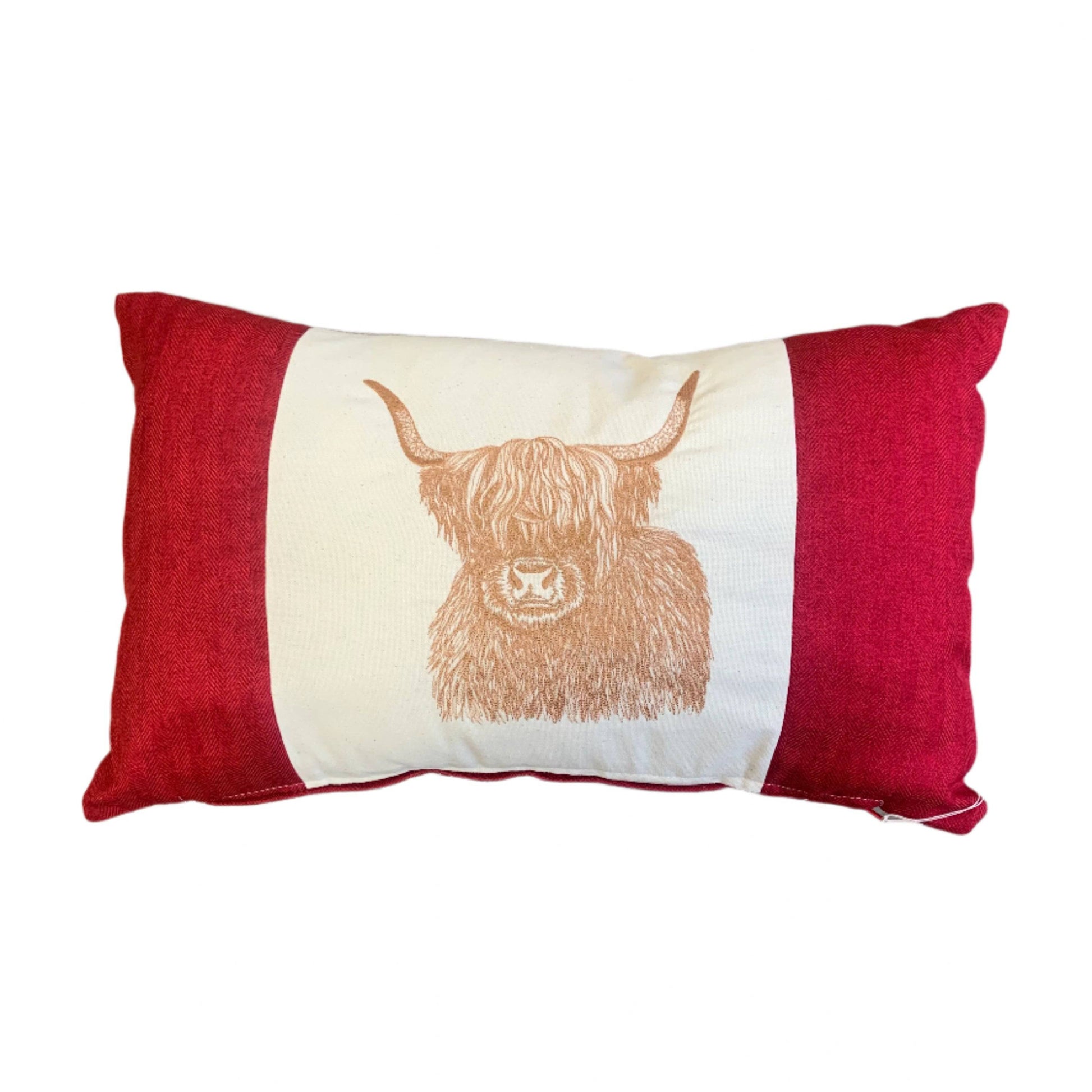 Highland cow cushion