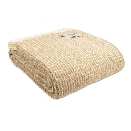 Oatmeal waffle throw - Gifts of Wales