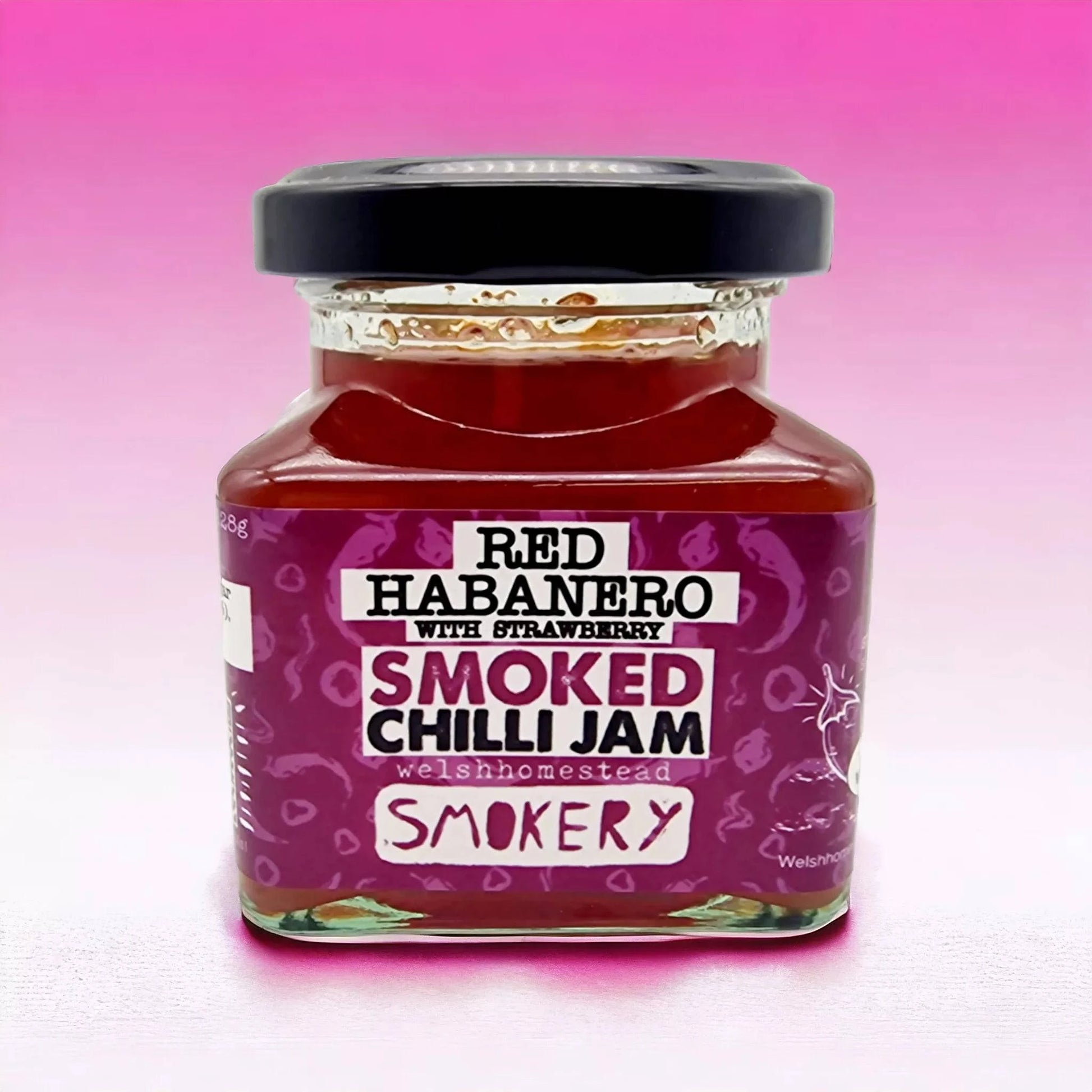 Red habanero with strawberry smoked chilli jam - Gifts of Wales