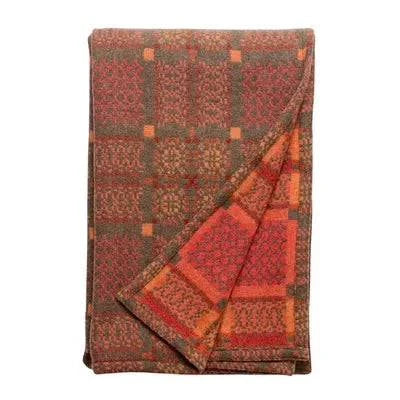 Knot garden copper throw - Gifts of Wales