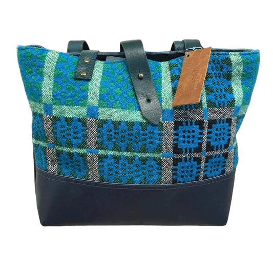 Glas LLyn Welsh wool tote - Gifts of Wales