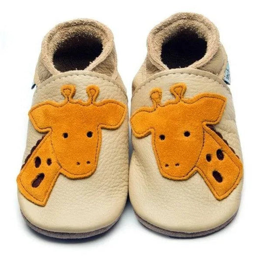 Giraffe cream shoes - Gifts of Wales