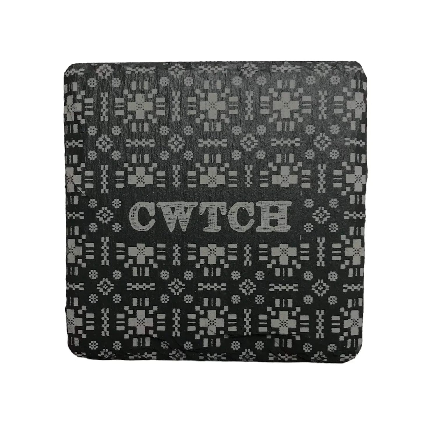 Cwtch welsh slate coaster - Gifts of Wales