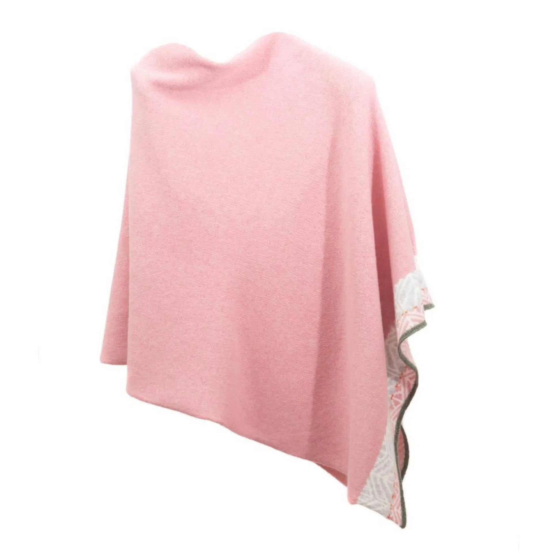 Blush telha poncho - Gifts of Wales