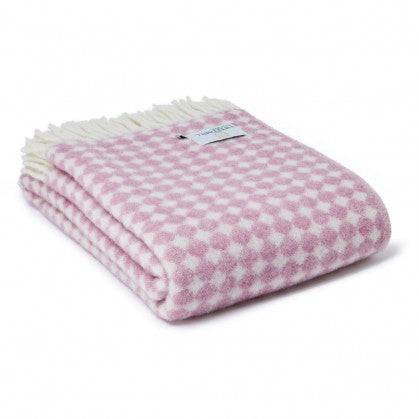 Mulberry jacquard throw - Gifts of Wales