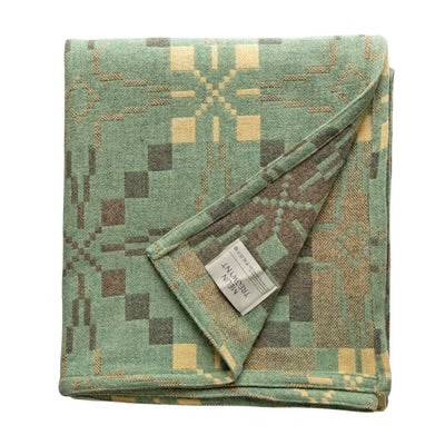 Vintage star mint throw - Gifts of Wales