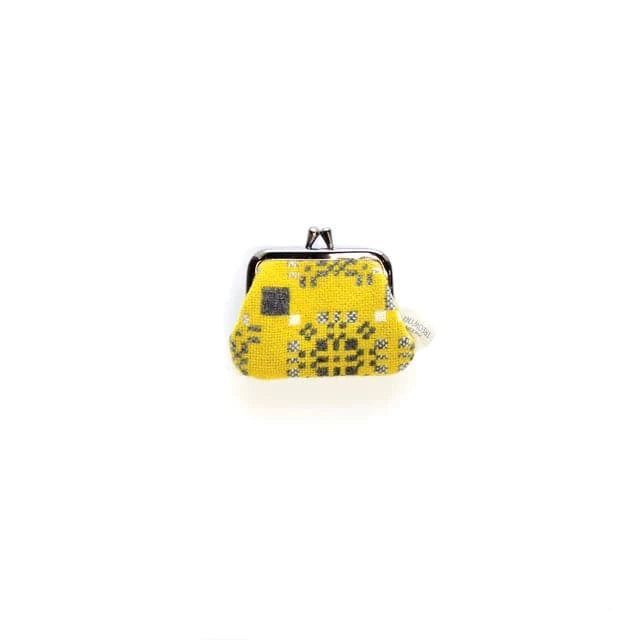 Melin Tregwynt small purse gorse - Gifts of Wales