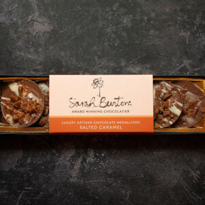 Salted caramel medallions