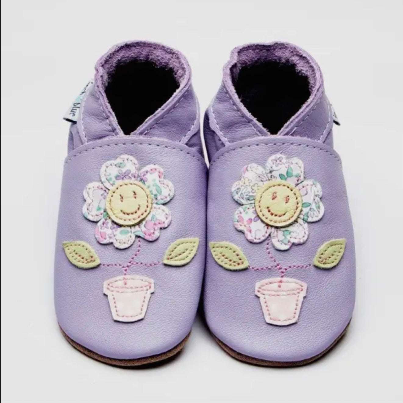 Inch Blue Flowerpot lilac shoes| Gifts of Wales