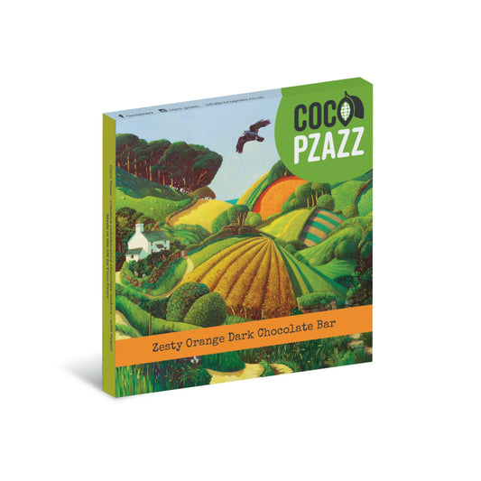 Jo March Zesty Orange Dark Chocolate Bar|Gifts of Wales