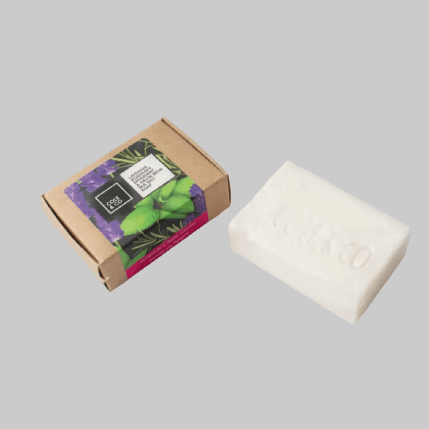 Lavender, rosemary, spearmint and halen môn soap