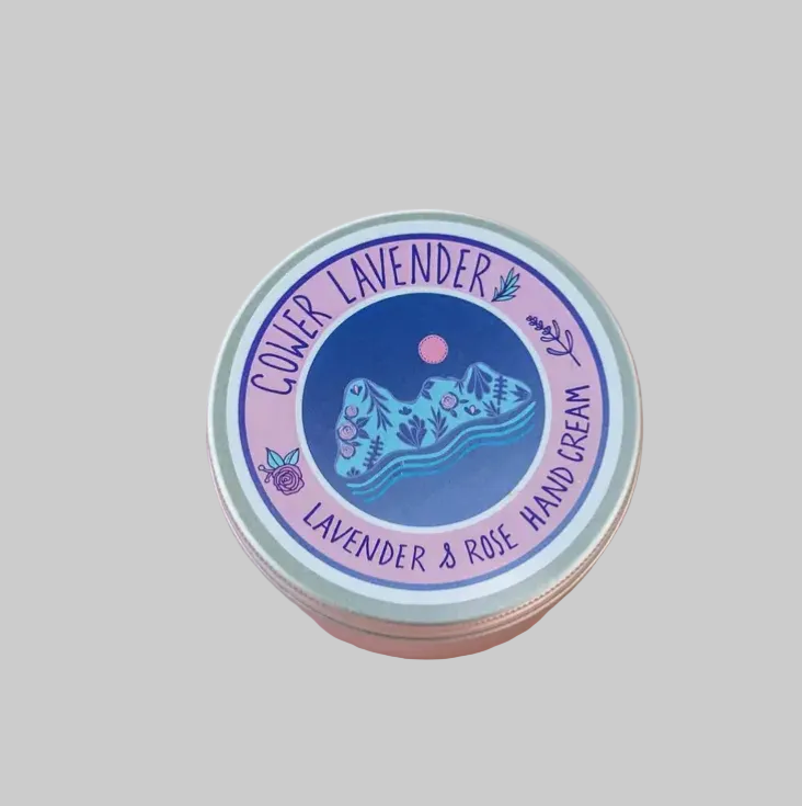 Lavender and rose hand cream