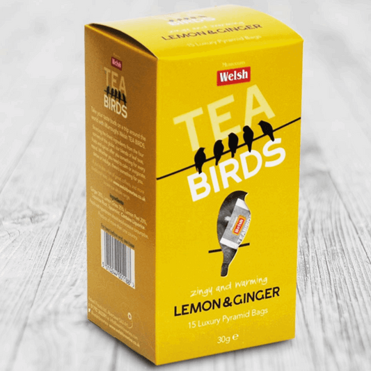 Lemon and ginger tea bags 