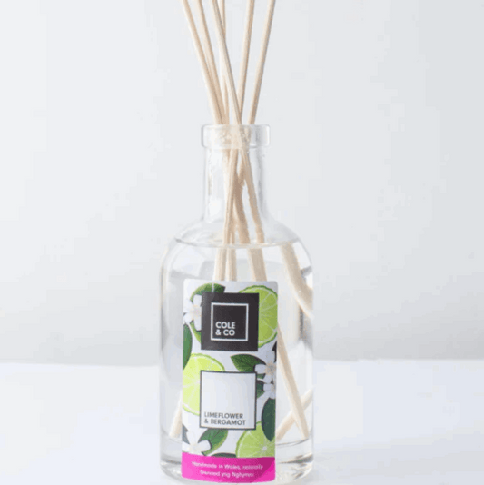 Lime flower and bergamot reed diffuser