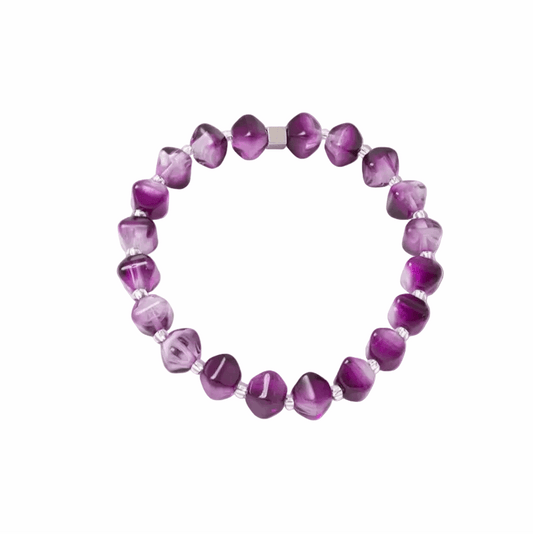 Magenta wisps bracelet