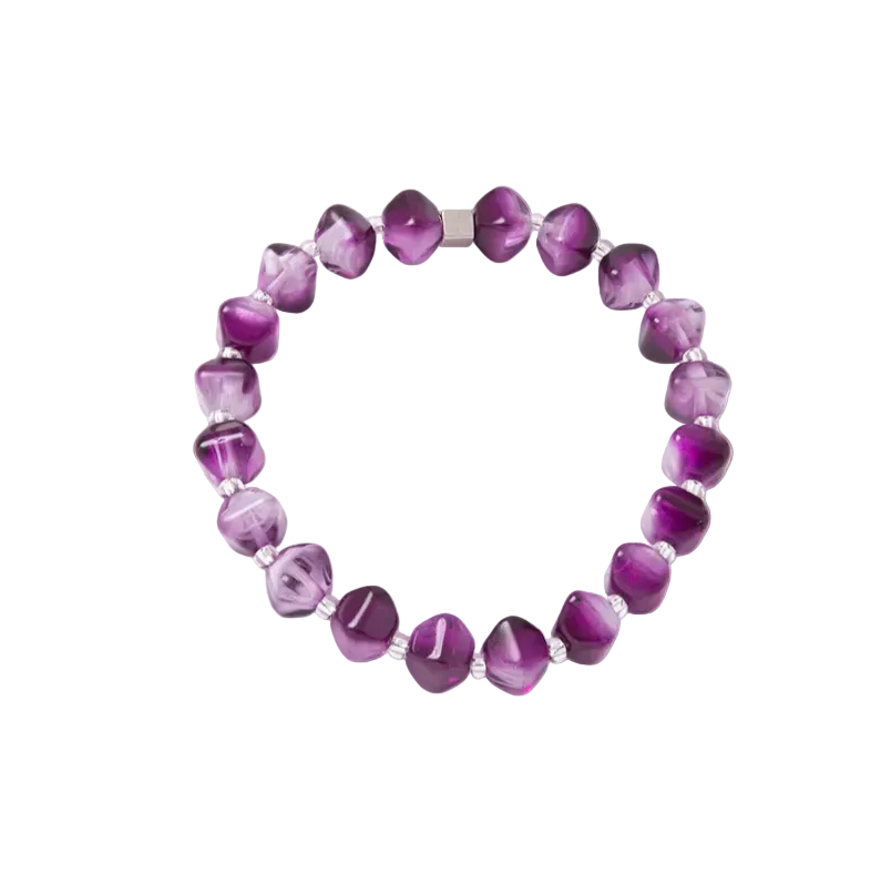 Magenta wisps bracelet