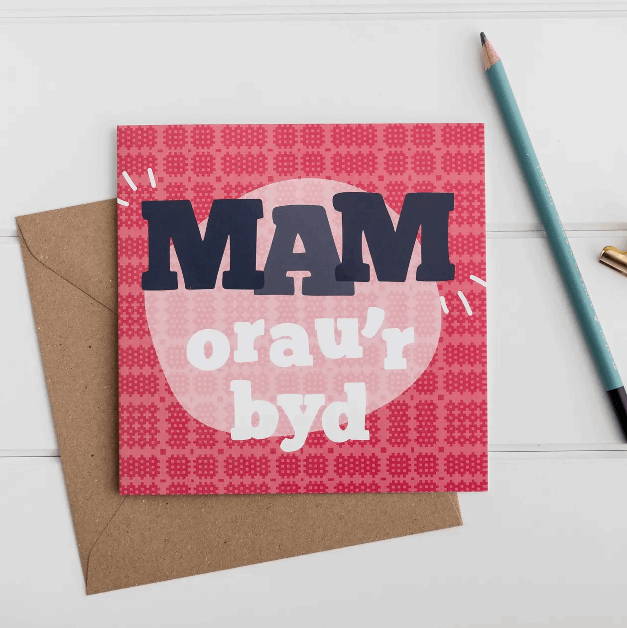 Mam orau’r byd greetings card