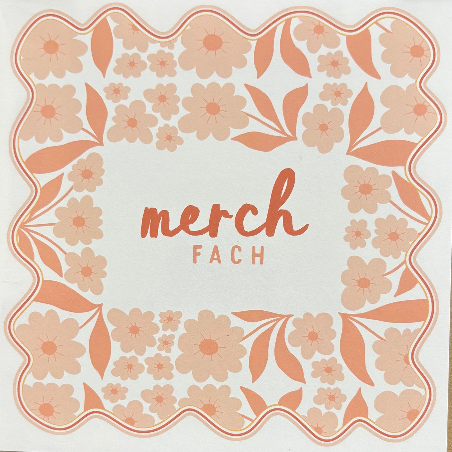 Merch fach new baby card