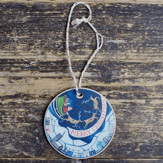 Merry Christmas sleigh decoration