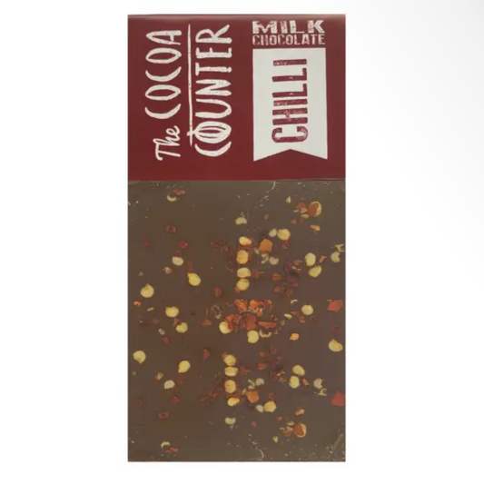 Milk chocolate chilli bar