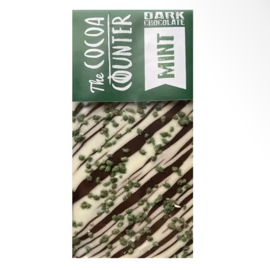 Mint dark chocolate bar