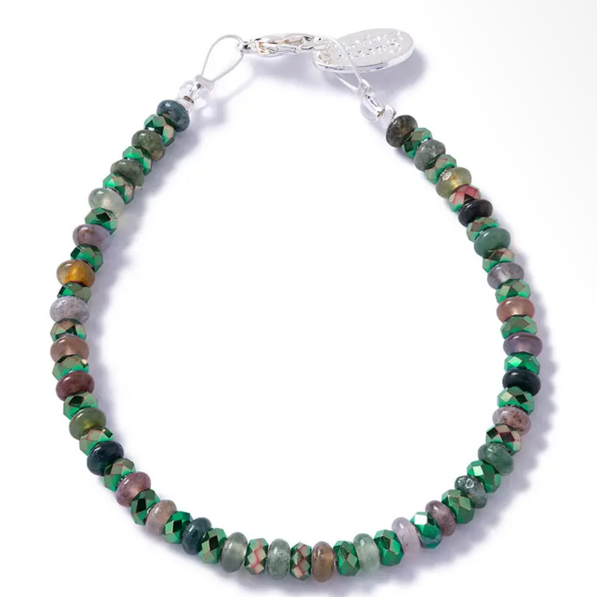 Moss agate bracelet