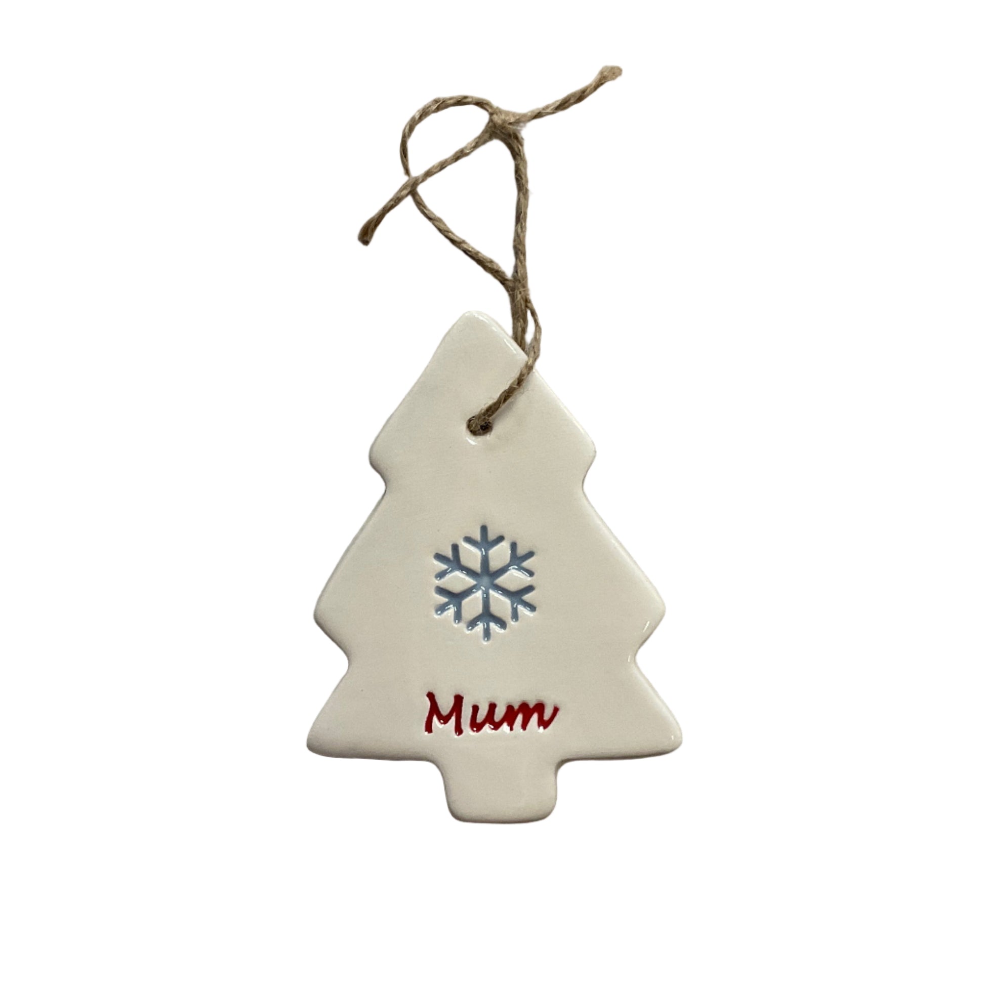 Mum Christmas tree decoration 