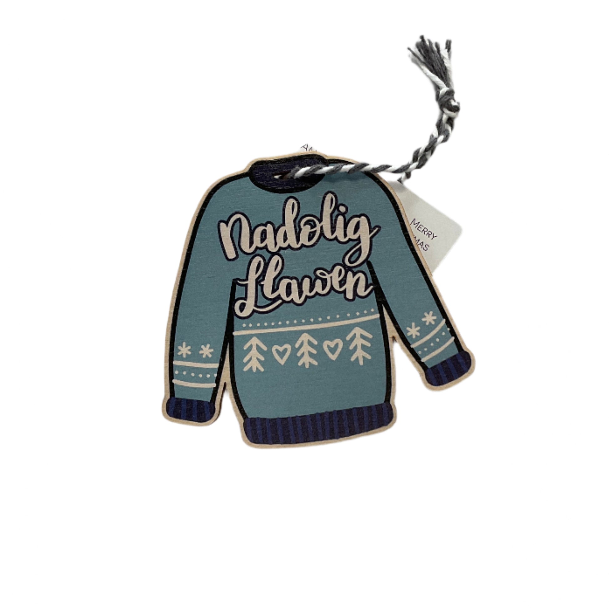 Nadolig Llawen Christmas jumper decoration | Gifts of Wales