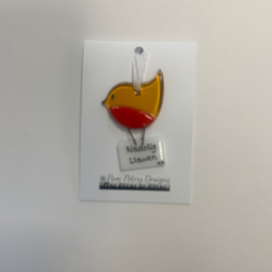 Nadolig Llawen robin