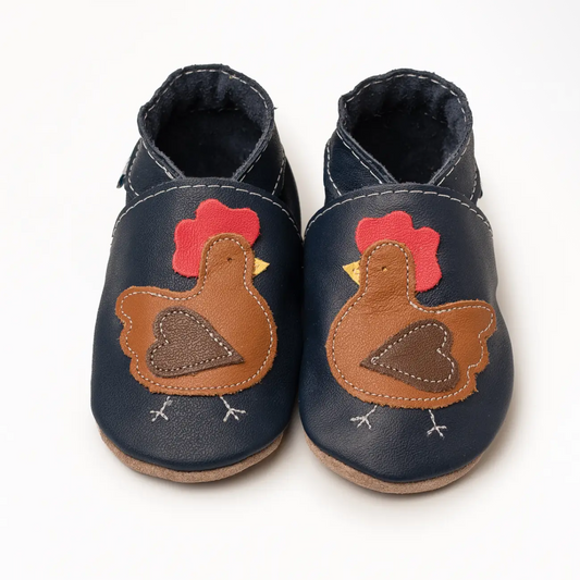 Navy chicken baby shoes 