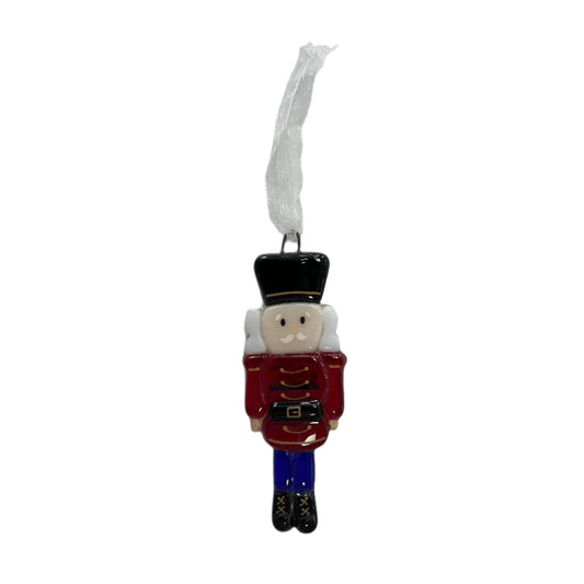 Nutcracker fused glass decoration | Gifts of Wales