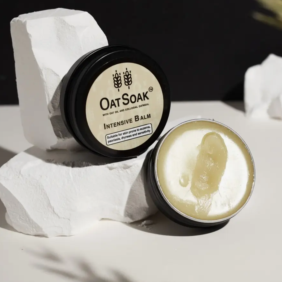 Oak soak colloidal oat meal balm 