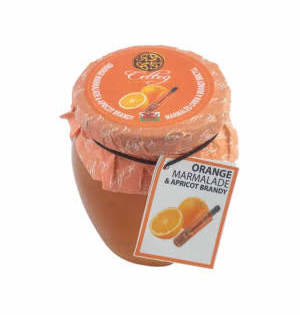 Orange marmalade with apricot brandy