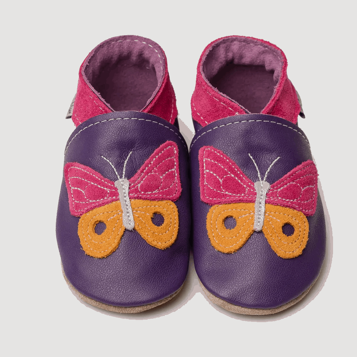 Papillon purple shoes