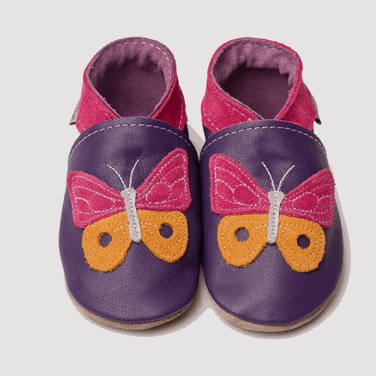Papillon purple shoes