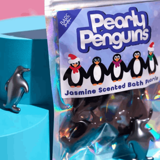 Penguin bath pearls