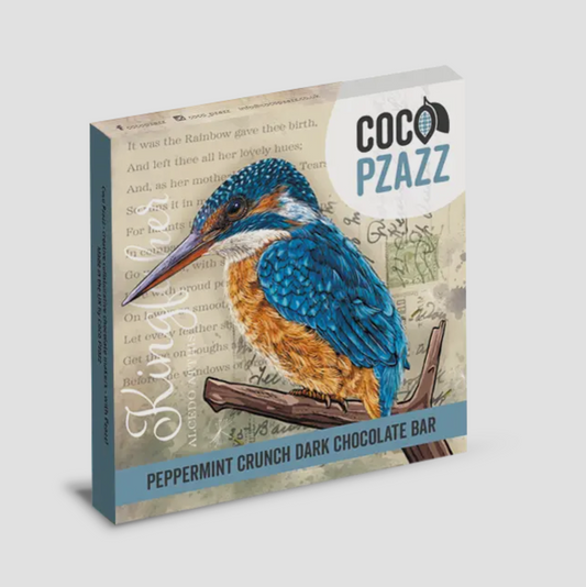 Peppermint crunch dark chocolate bar