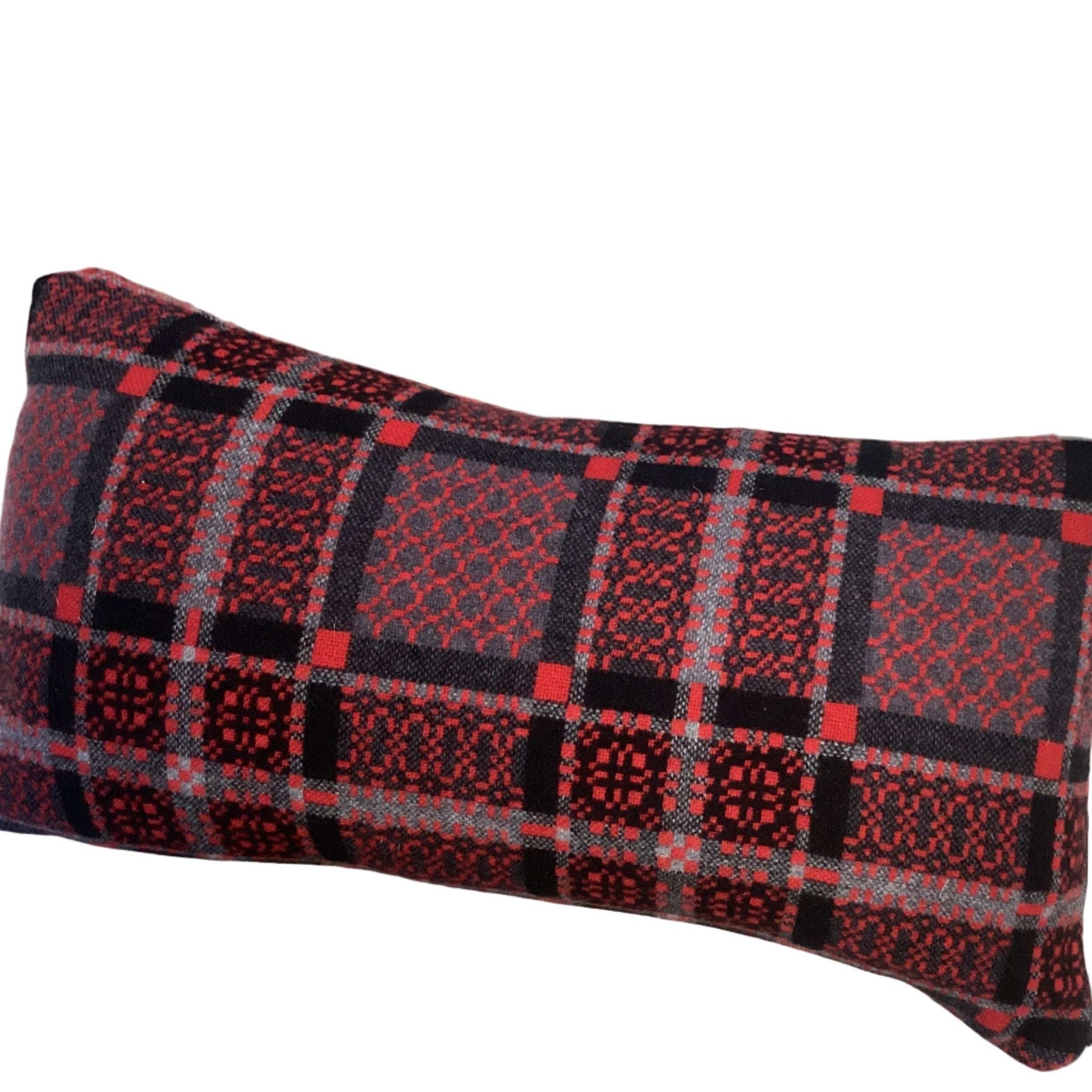 Reverse knot garden cushion 