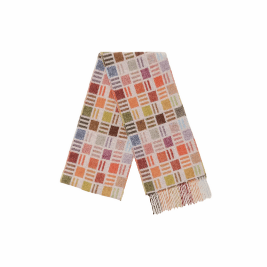 Ribbon cream scarf