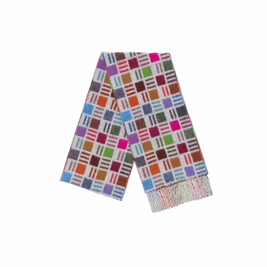Ribbon scarf grey