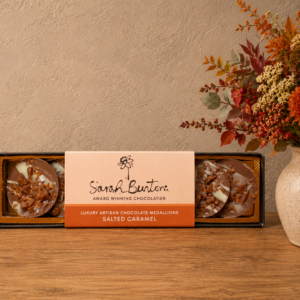 Salted caramel medallions