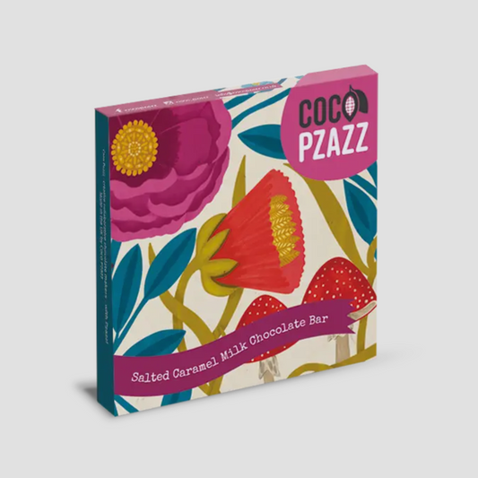 Salted caramel milk chocolate bar