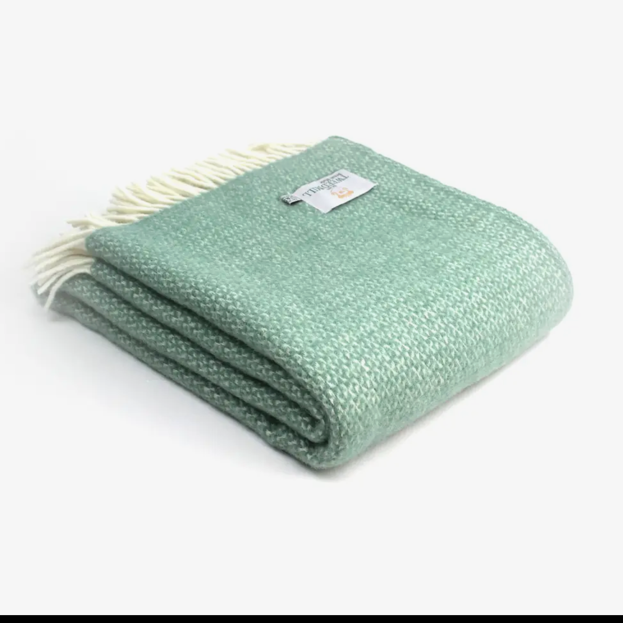 Sea green illusion throw