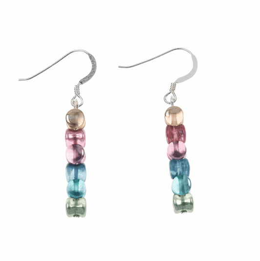 Shimmer drum earrings 