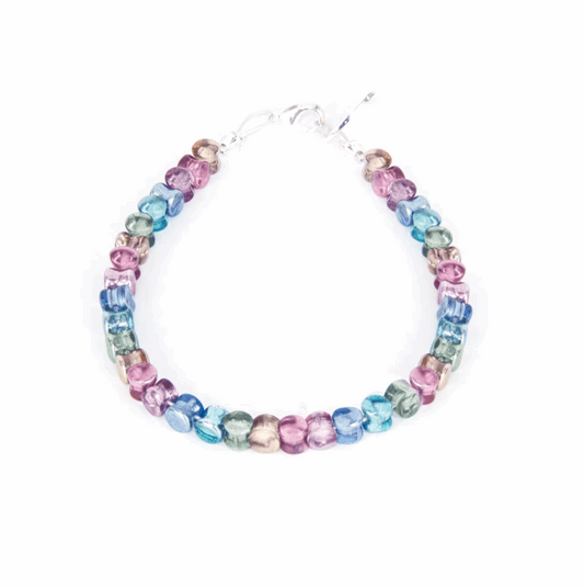 Shimmering drums pastel bracelet